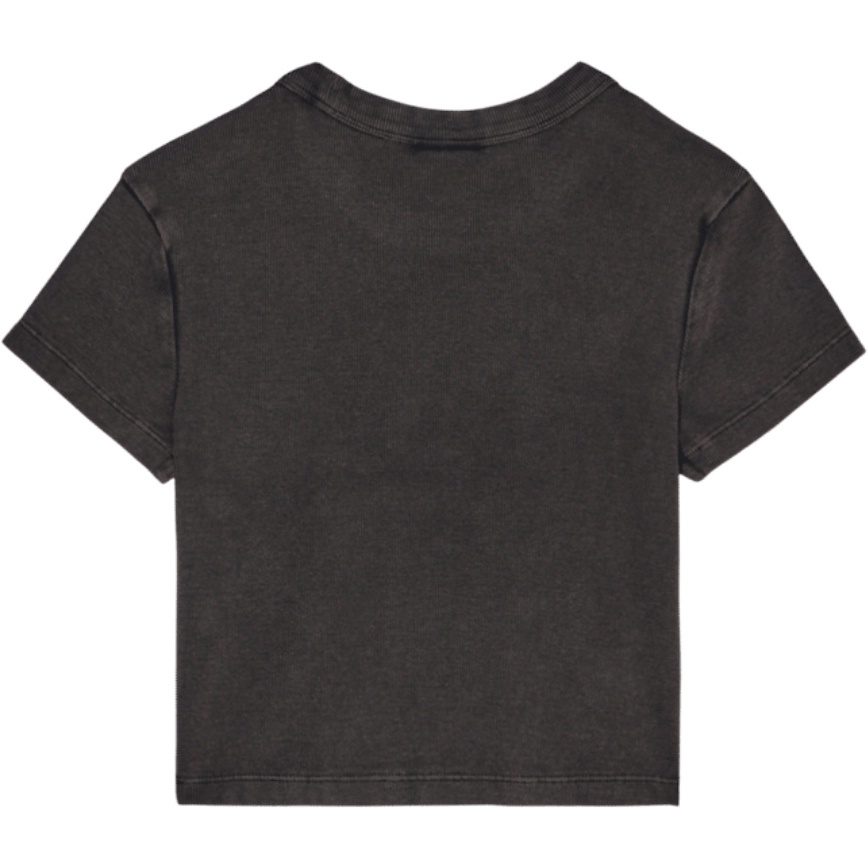 2026 Element Womens Lowcase Crop T-Shirt ELJKT00117 - Off Black